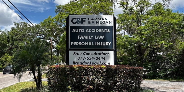 firm outside sign